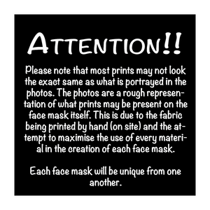 Reusable Face Mask - Black