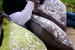 Cushion - Patterned Bird